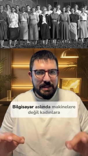 Daktilo kızları, human computers, kadın emeği ve teknolojik feminenlik kavramını anlatan video.