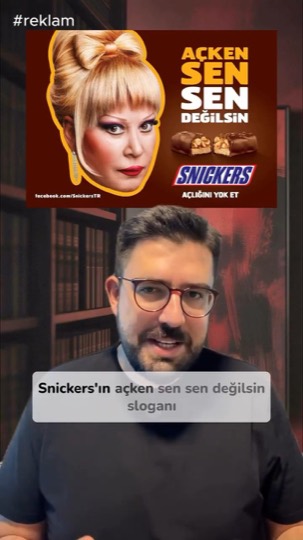 Snickers’ın Açken sen sen değilsin sloganı, uygulama niyeti ve motivasyon videoları üzerinden davranış tetikleyicilerini anlatan video.