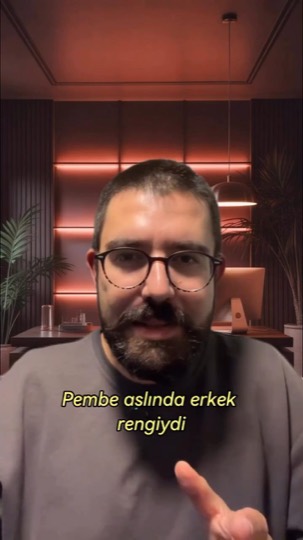 Pembenin aslında erkek rengi olduğuna dair bazı güçlü kanıtlar var.