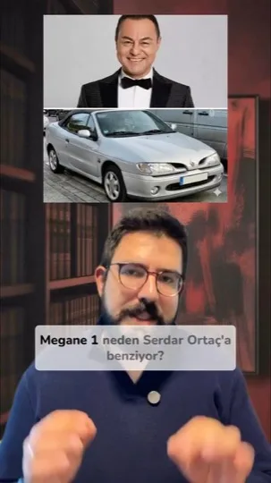 Megane 1’in Serdar Ortaç’a benzetilmesi üzerinden pareidolia ve insan beyninin yüz algısını anlatan video.